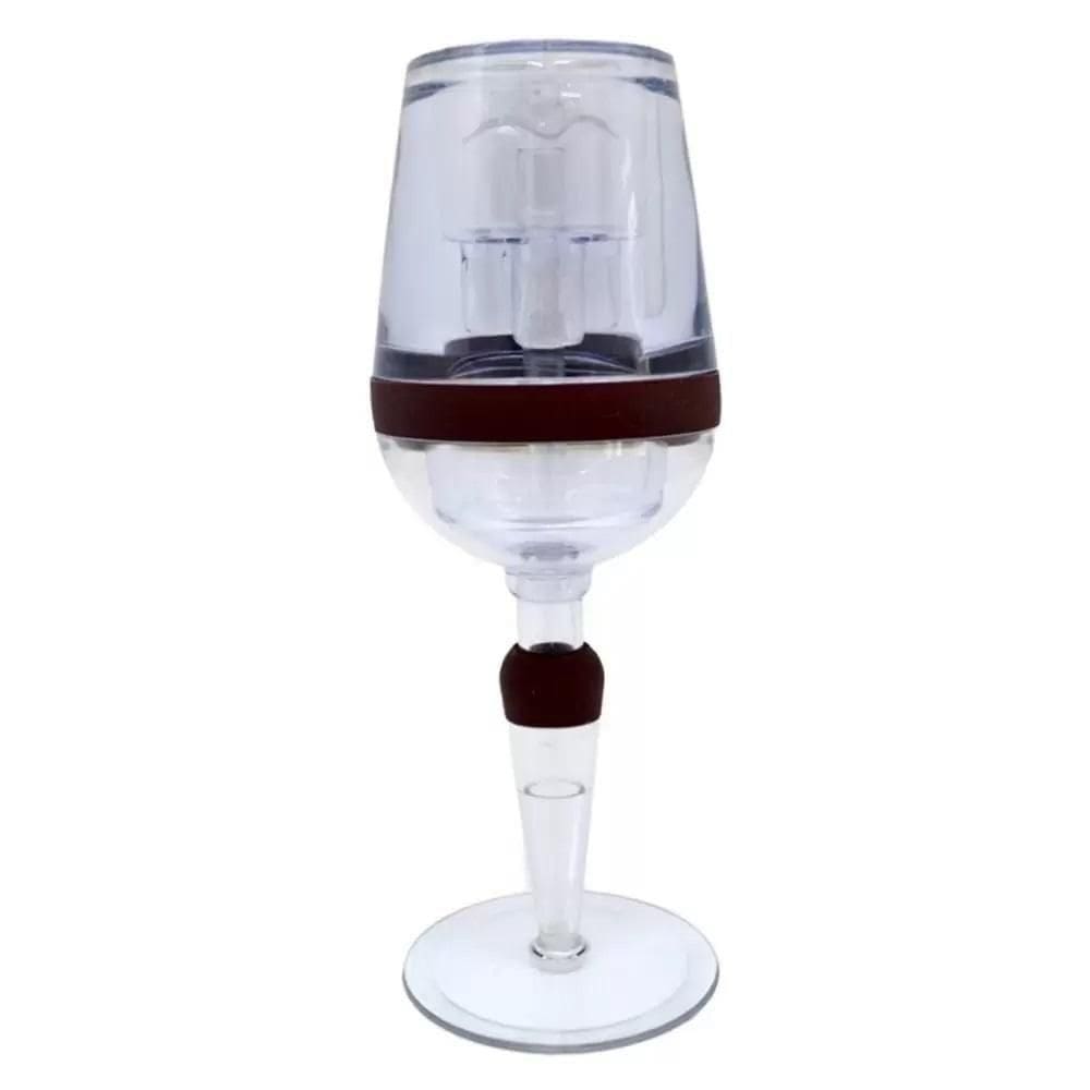 Aerador Vinho Taca Decanter Oxigenador Filtro Portatil Luxo Em Acrilico