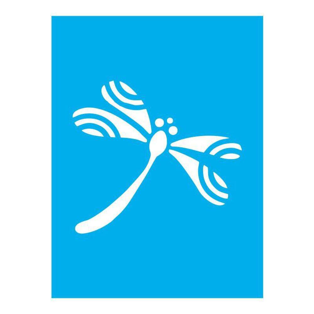 Stencil Tamako Libélula - 15X20Cm - Ref 8817