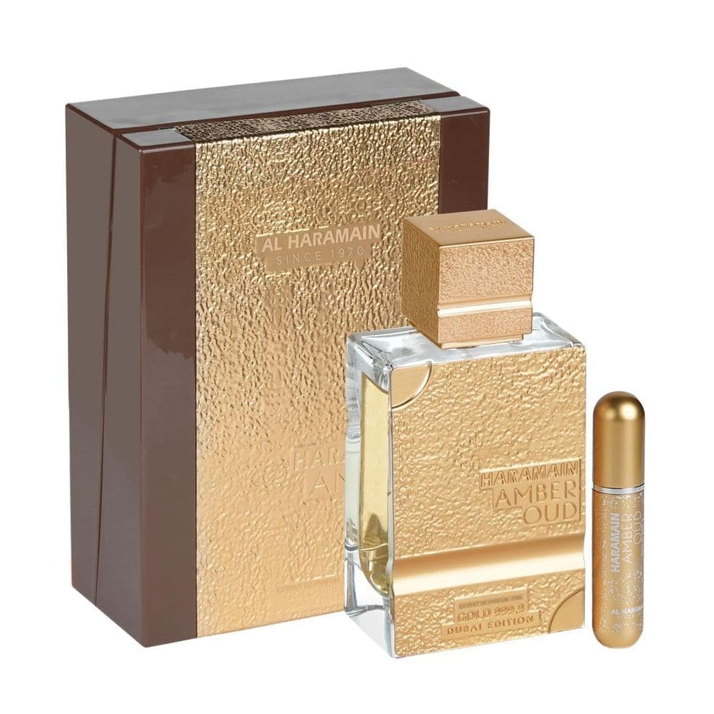 Perfume Al Haramain Amber Oud Gold 999.9 Extrato de perfume 75mL