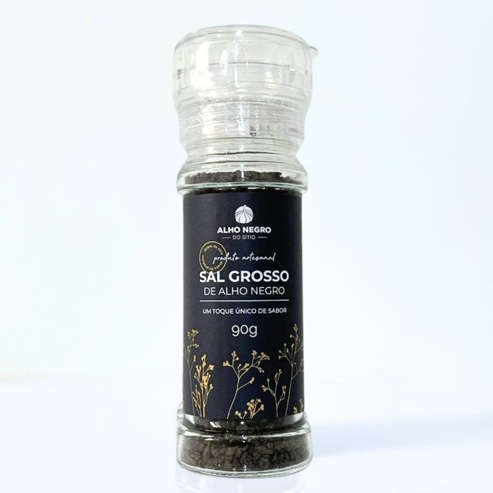 Sal de Alho Negro Artesanal 90g - Alho Negro do Sítio