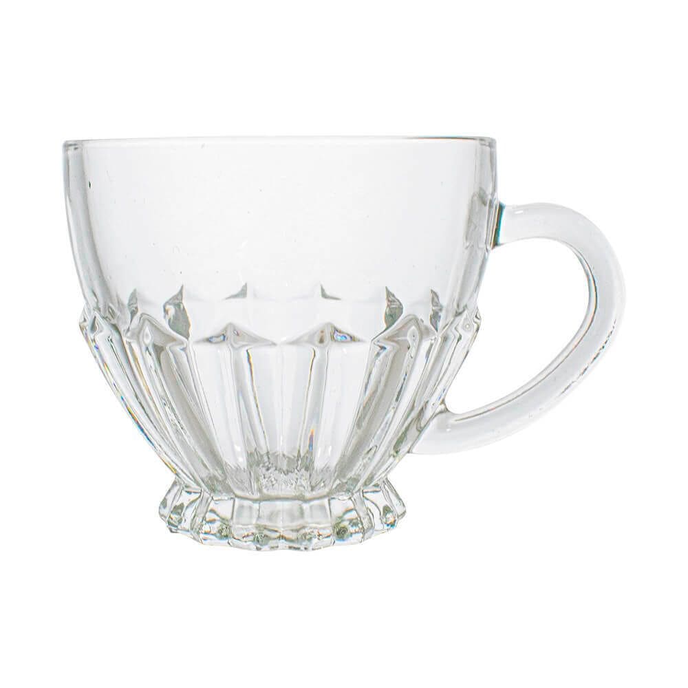 Xícara de Café Chá de Cristal Brasília 1 peça 220mL - Casambiente