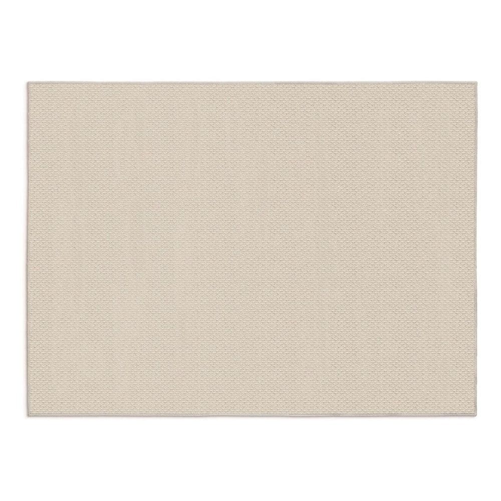 Tapete Sala 150X200Cm Atratto Liso 60 Areia Trama Tear