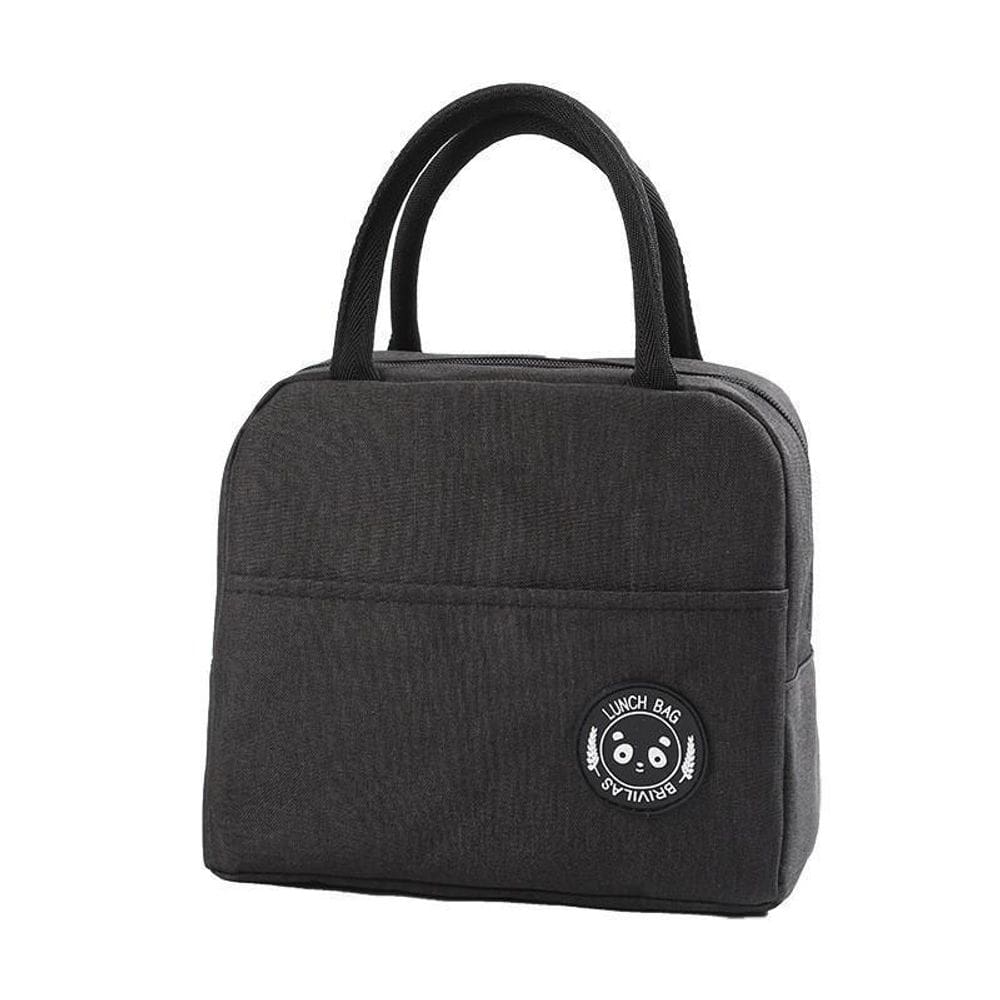 Bolsa Termica Lunch Bag Brivilas Marmita / Viagem - Preto
