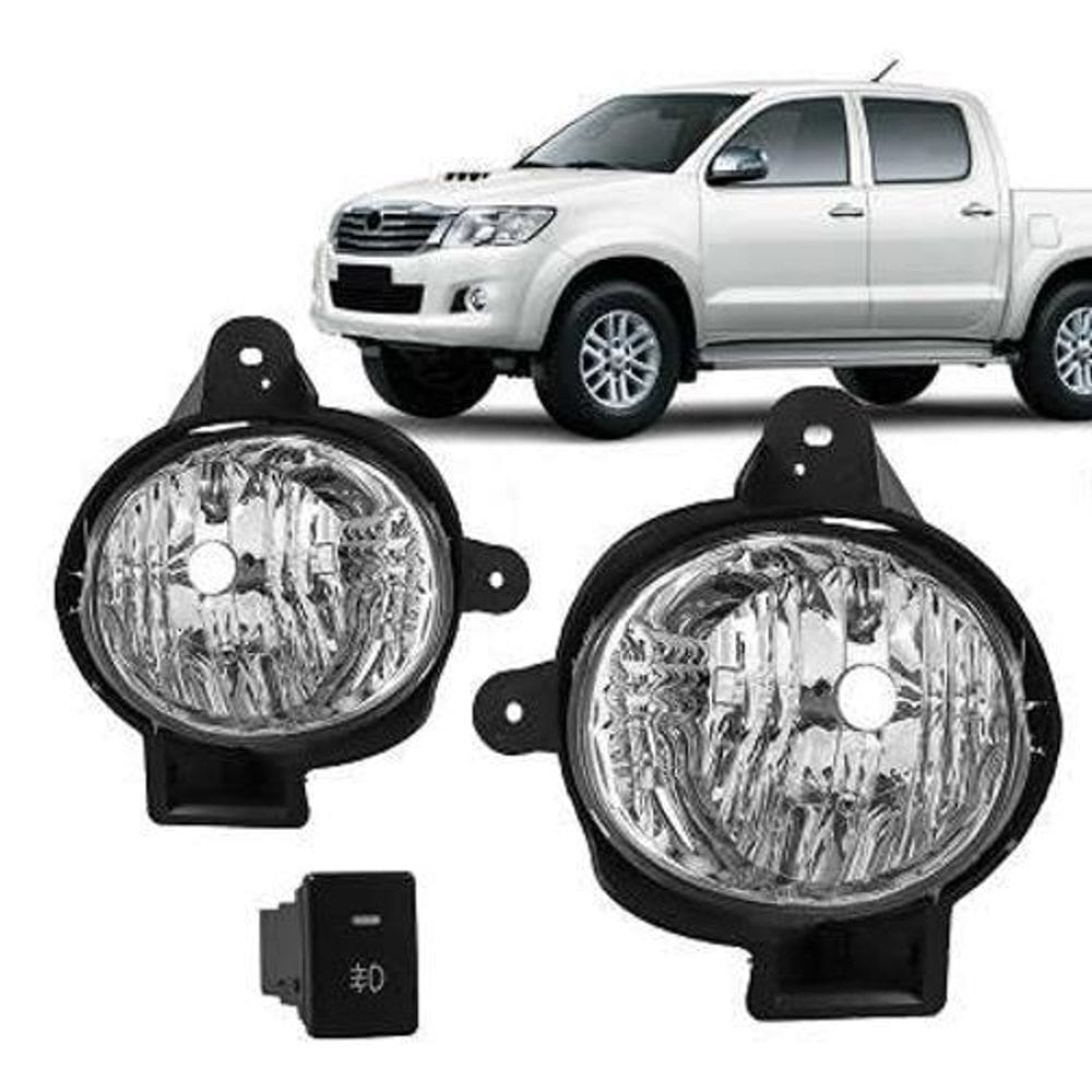 Kit Farol De Milha Toyota Hilux 20122015 Com Botão