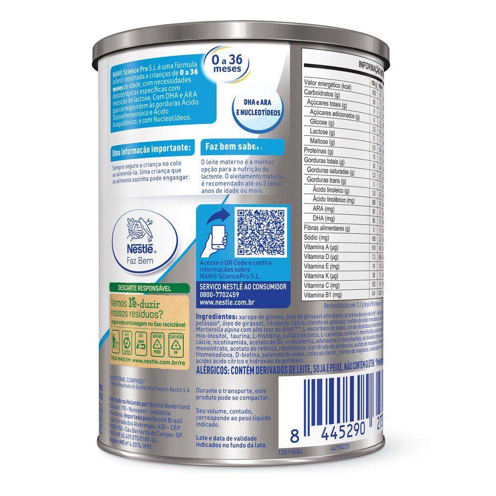 NAN Science Pro S.L 400g | Extra