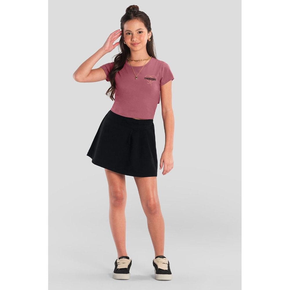 Conjunto teen menina com recorte Brandili Young