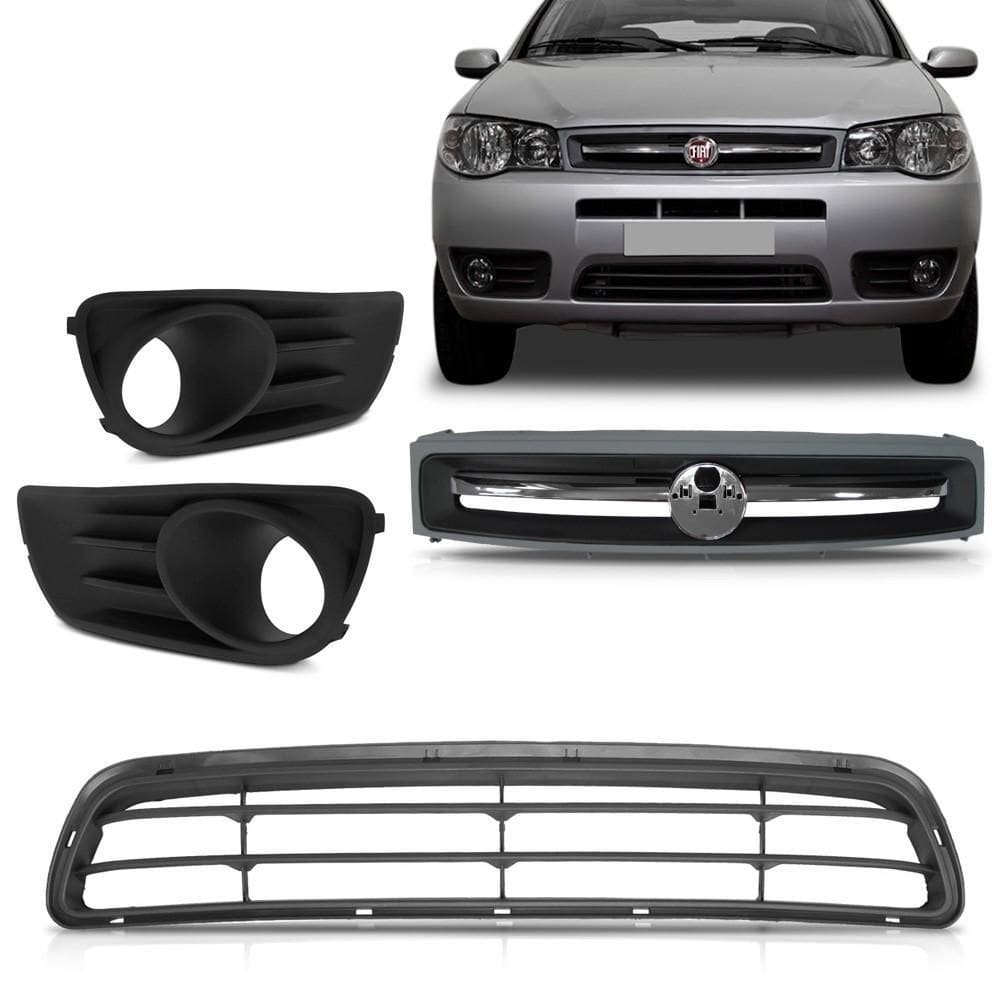 Kit Grades Molduras Palio Economy 2010 Modelo 2011