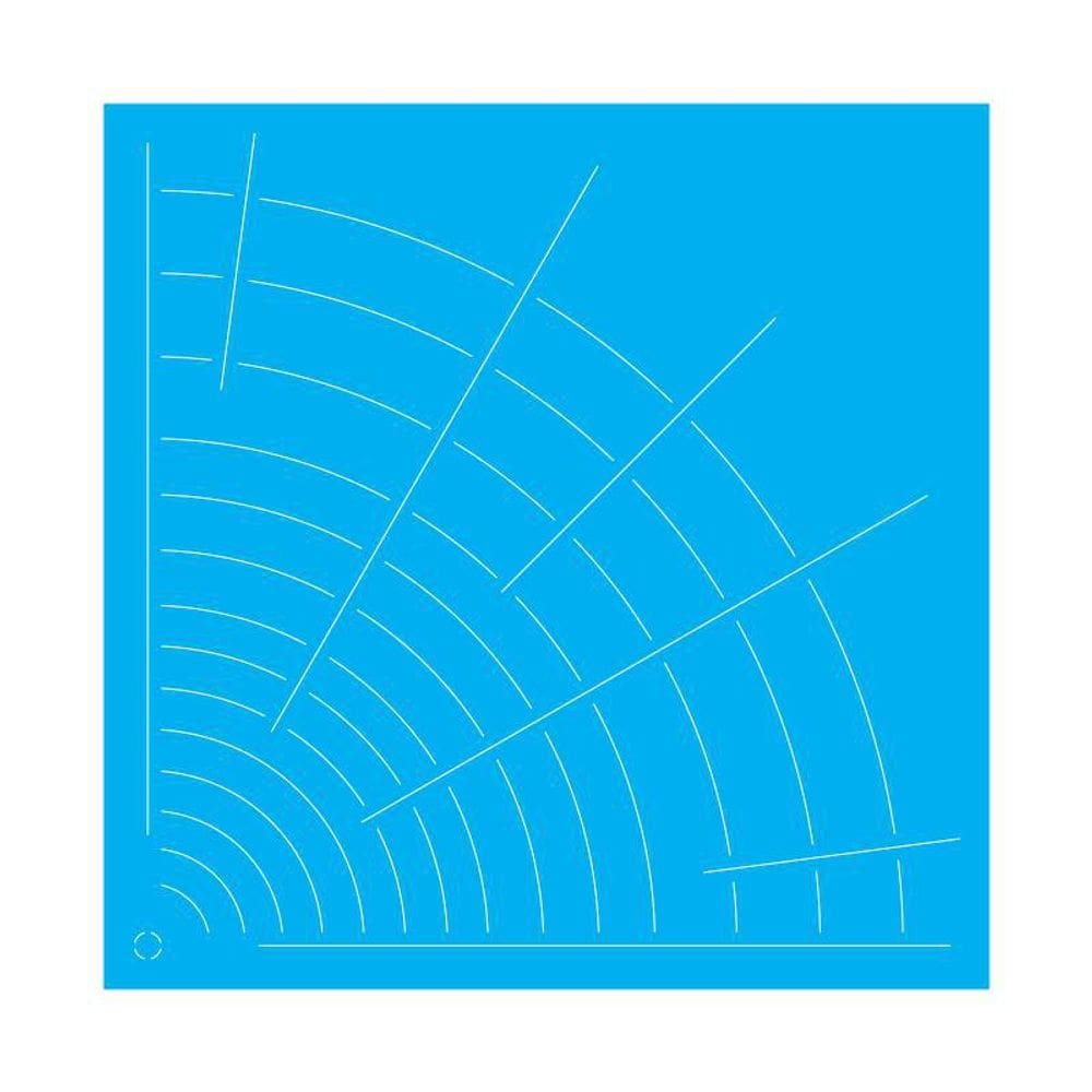 Stencil Tamako Mandala Linhas - 30X30Cm - Ref 9600