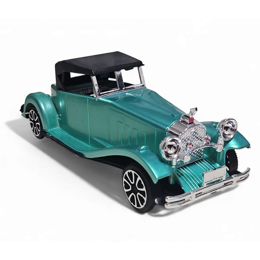 Carrinho Miniatura Antigo Clássico Fricção Colecionável 24Cm