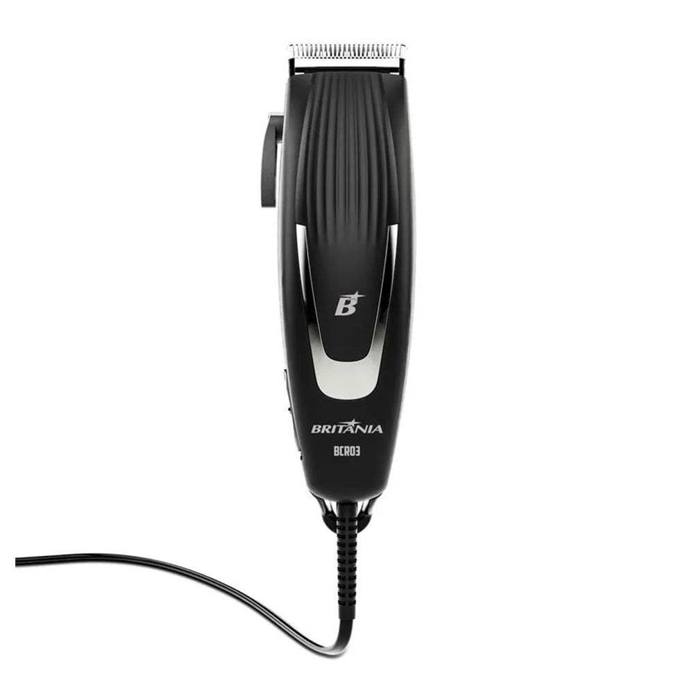 Máquina de Cortar Cabelo Britânia BCR03 | 18W, 9 Acessórios