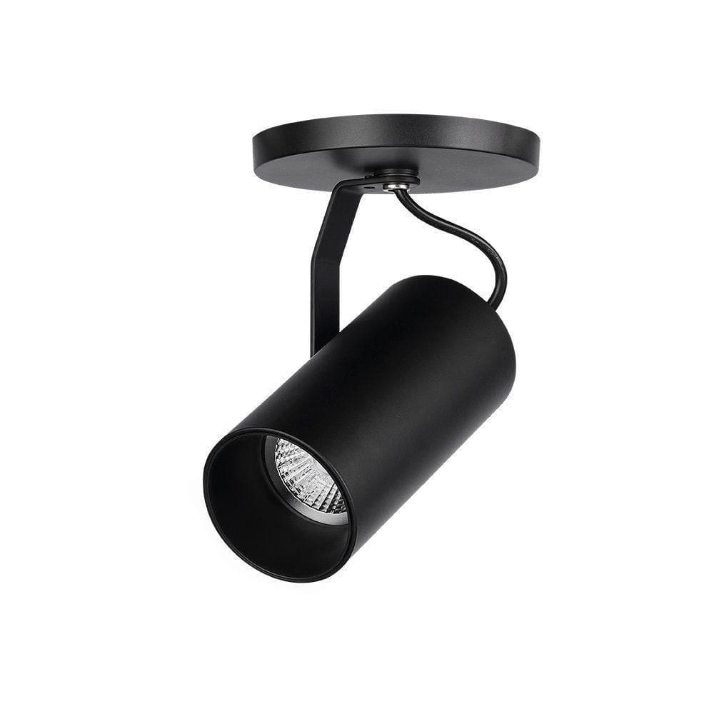 Spot De Sobrepor Com Canopla Stella Flow Par 20 E27 Bivolt Preto