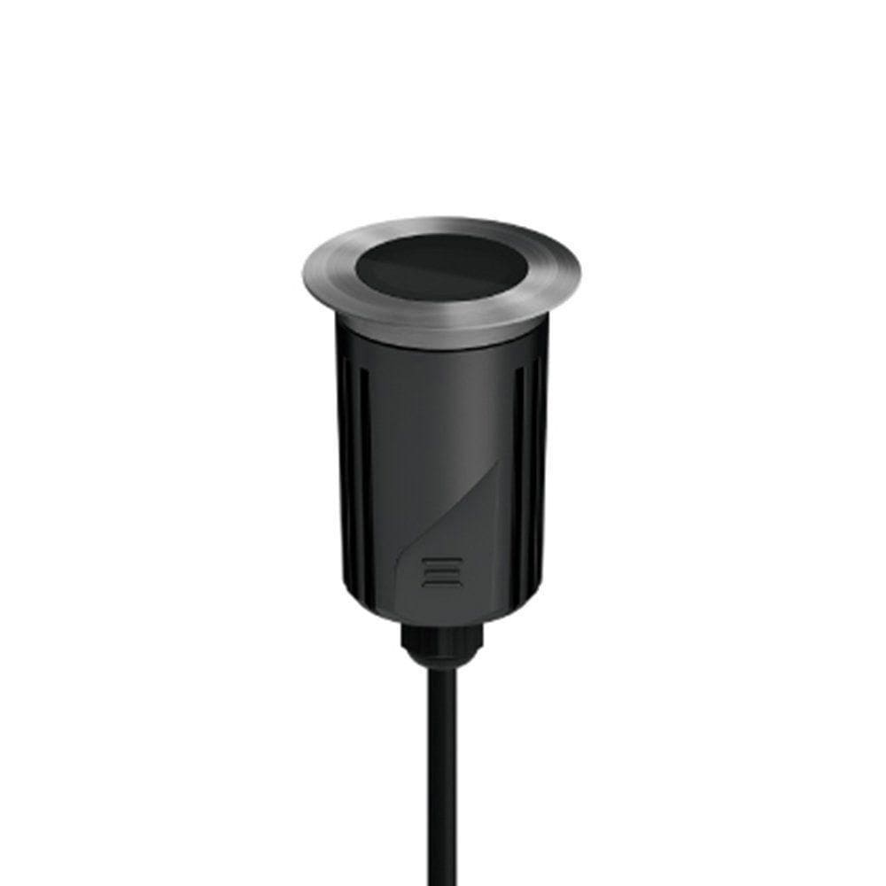 Embutido De Solo Led Stella S.ground 6,5w Com Caixa De Instalação Bivolt Inox 3000k Luz Amarela