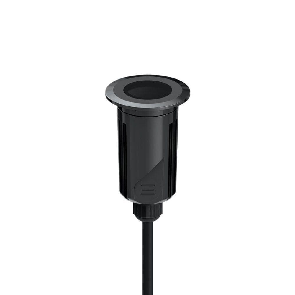 Embutido De Solo Led Stella S.ground 3w Com Caixa De Instalação Bivolt Preto 3000k Luz Amarela