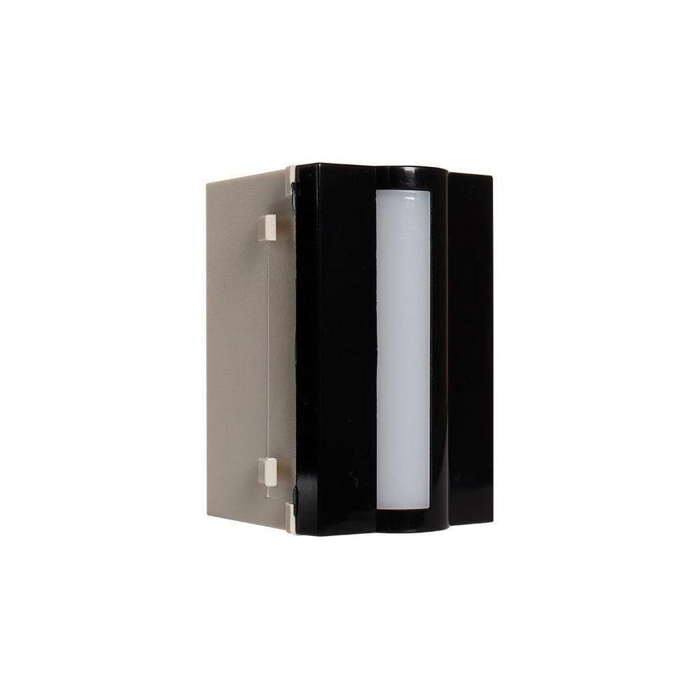 Módulo Balizador Horizontal Margirius Sleek Bivolt Preto 6000K Luz Branca