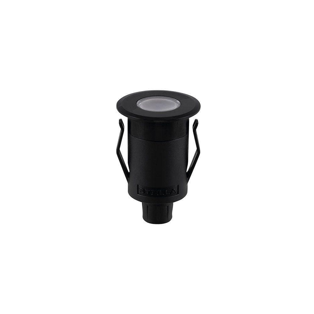 Balizador De Solo Led Stella Way Up 1w Bivolt Preto 3000k Luz Amarela Preto - 3000k - Luz Amarela
