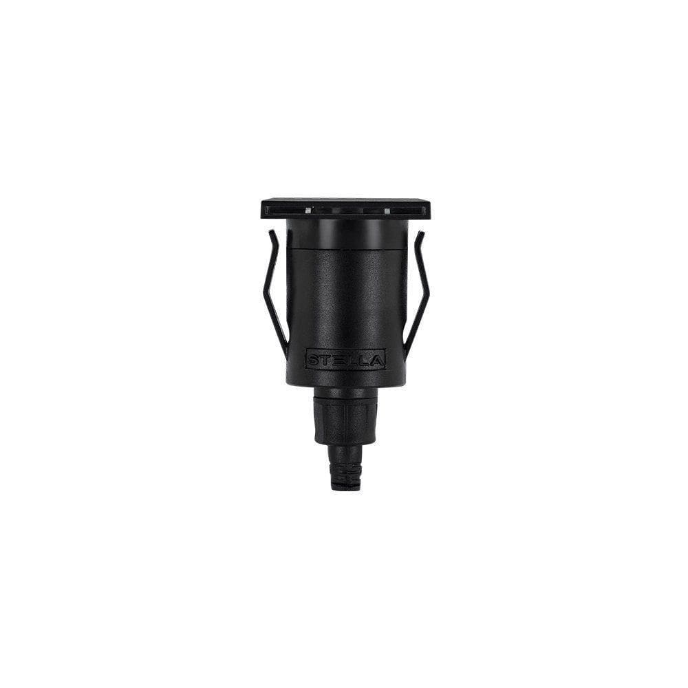 Balizador De Solo Led Stella Way Side 1 Facho 1,5w Bivolt Preto - 3000k - Luz Amarela