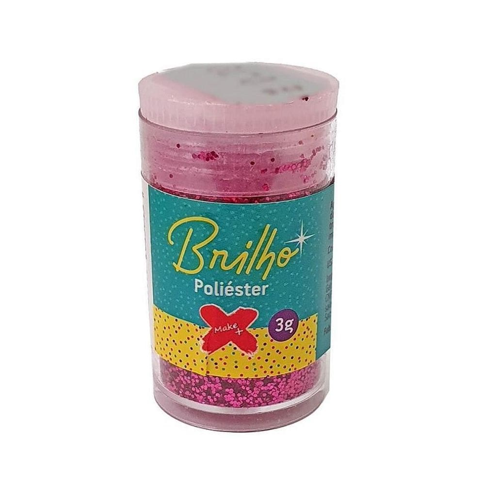 Glitter Pote 3Gr Pink Make+