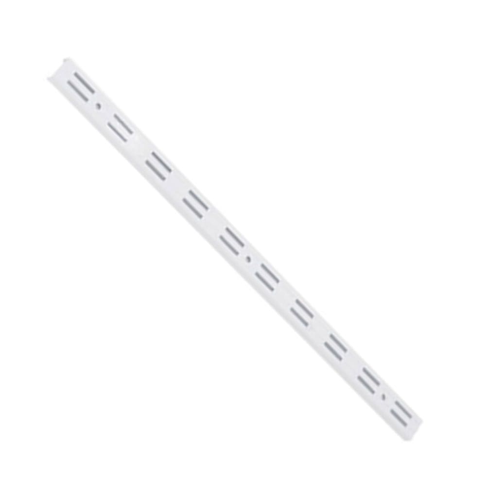 Trilho Duplo em Aço 50cm Branco - TD-50-BR - MULTIVISÃO