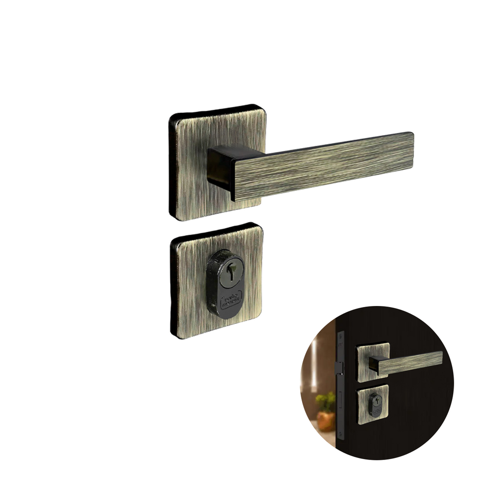 Fech. Maq 40 Ext Ros Quad Aco Macaneta 7 Topazio Antique