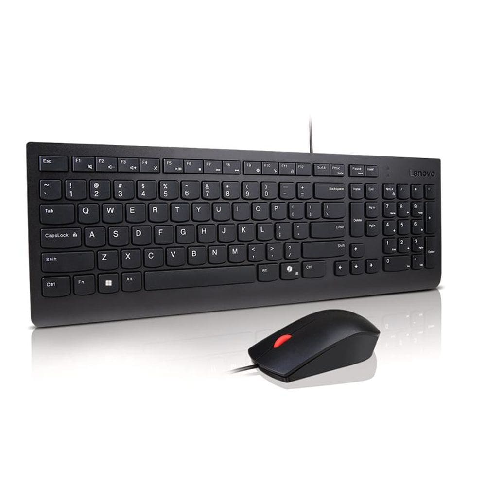 Teclado e mouse Lenovo Essential USB Português (Brasil) - 4X31R64405