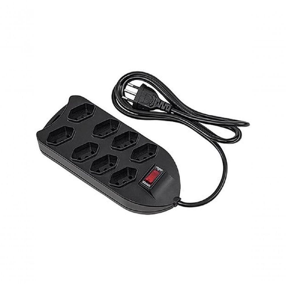 Protetor Eletronico Intelbras C- 8 Tomadas Preto...
