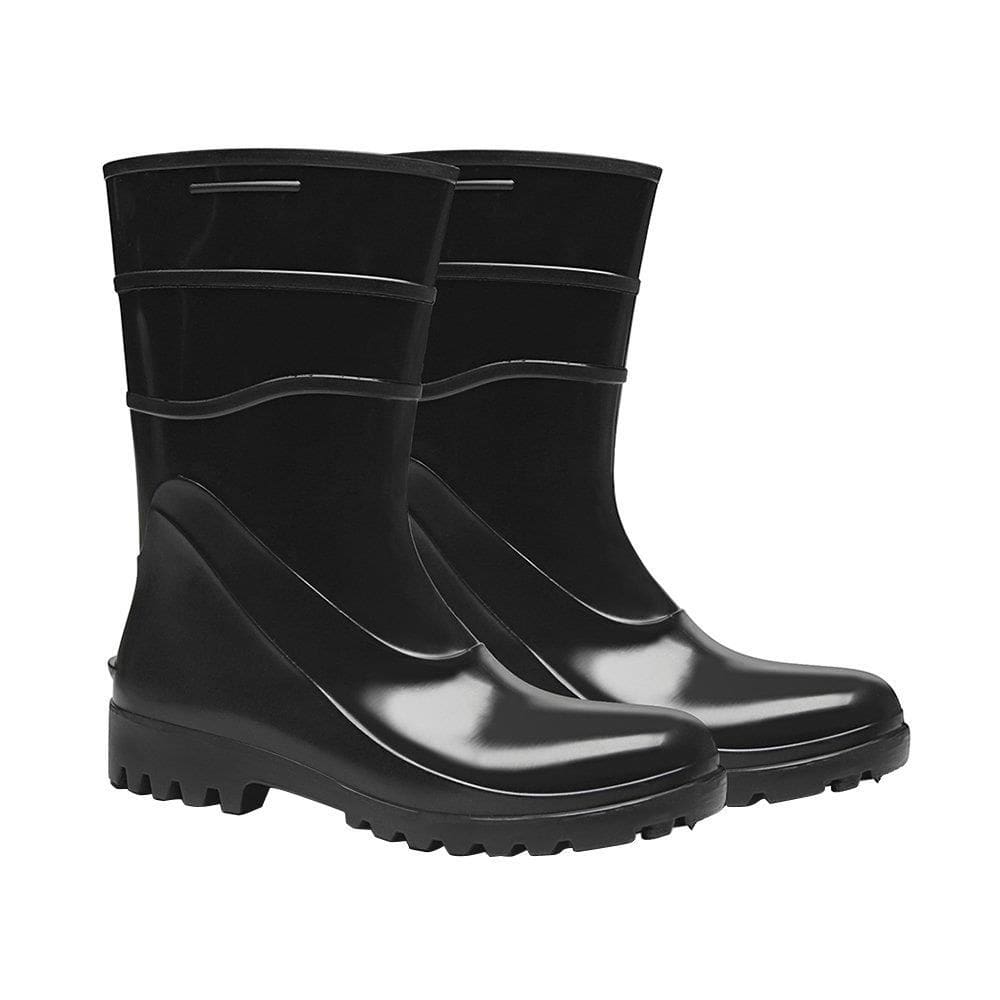 Bota Pvc Bracol Preta Ca37456 Cano Curto Sem Forro 39