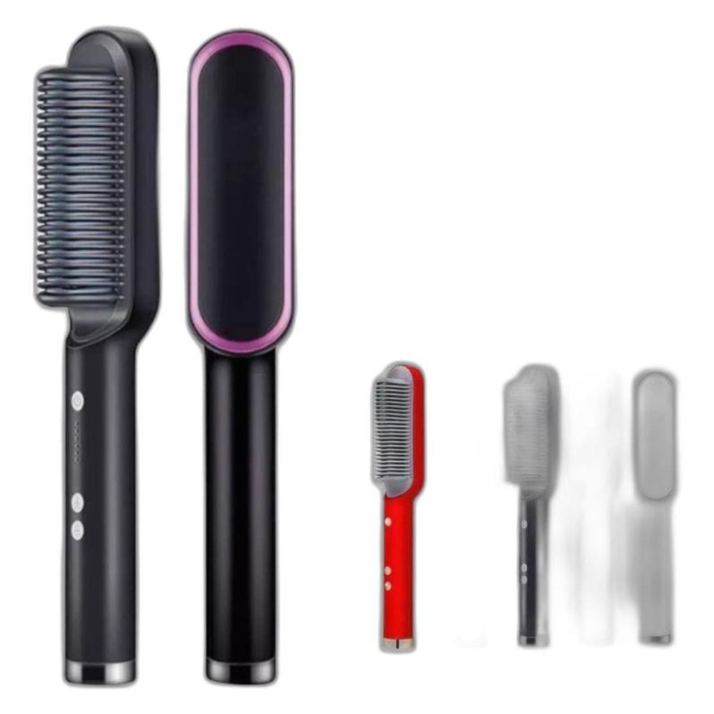 Escova Alisadora De Cabelos Bivolt 5 Em 1 Bivolt