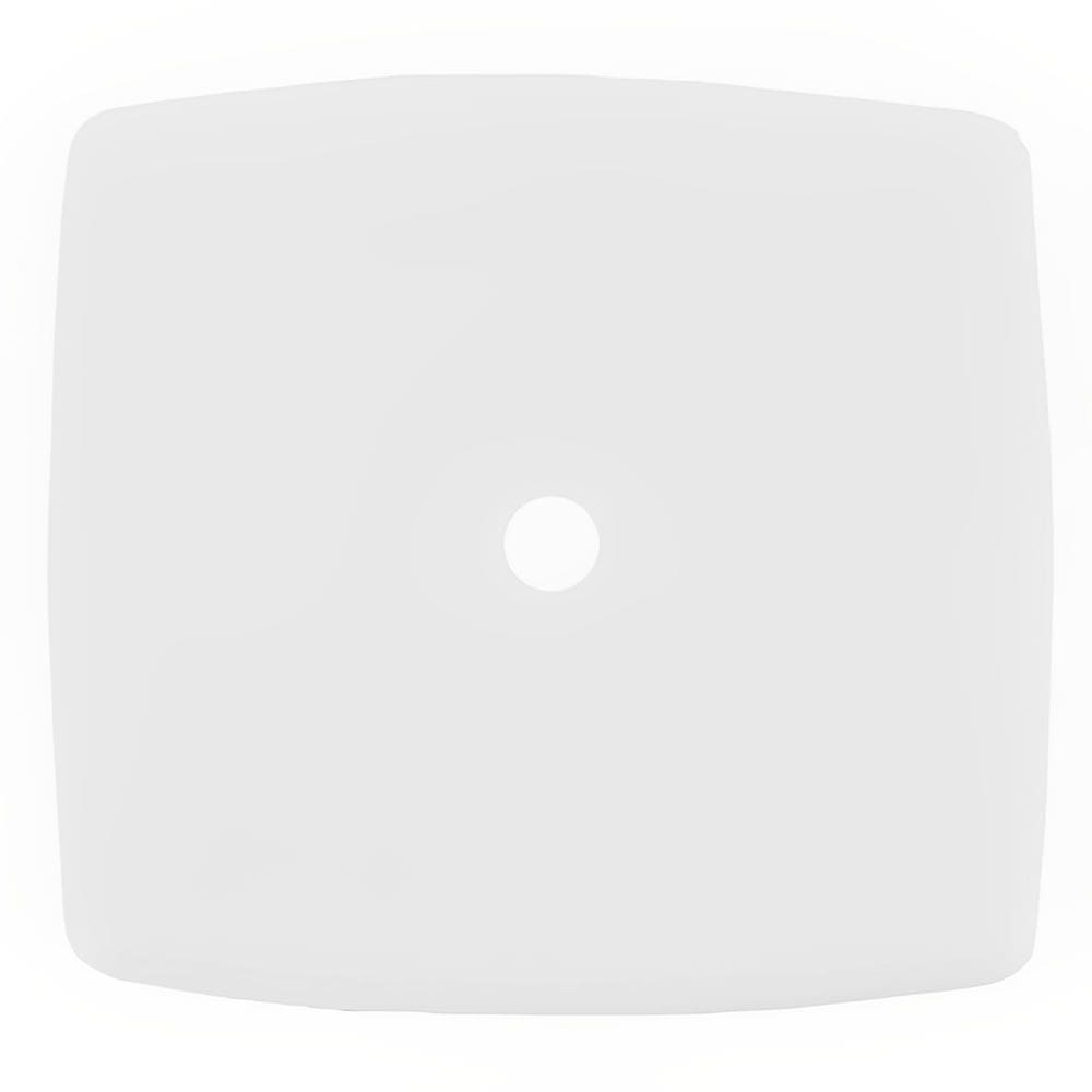 Placa 4x4 com Furo com Suporte Branco - DC-8100/47 - DICOMPEL