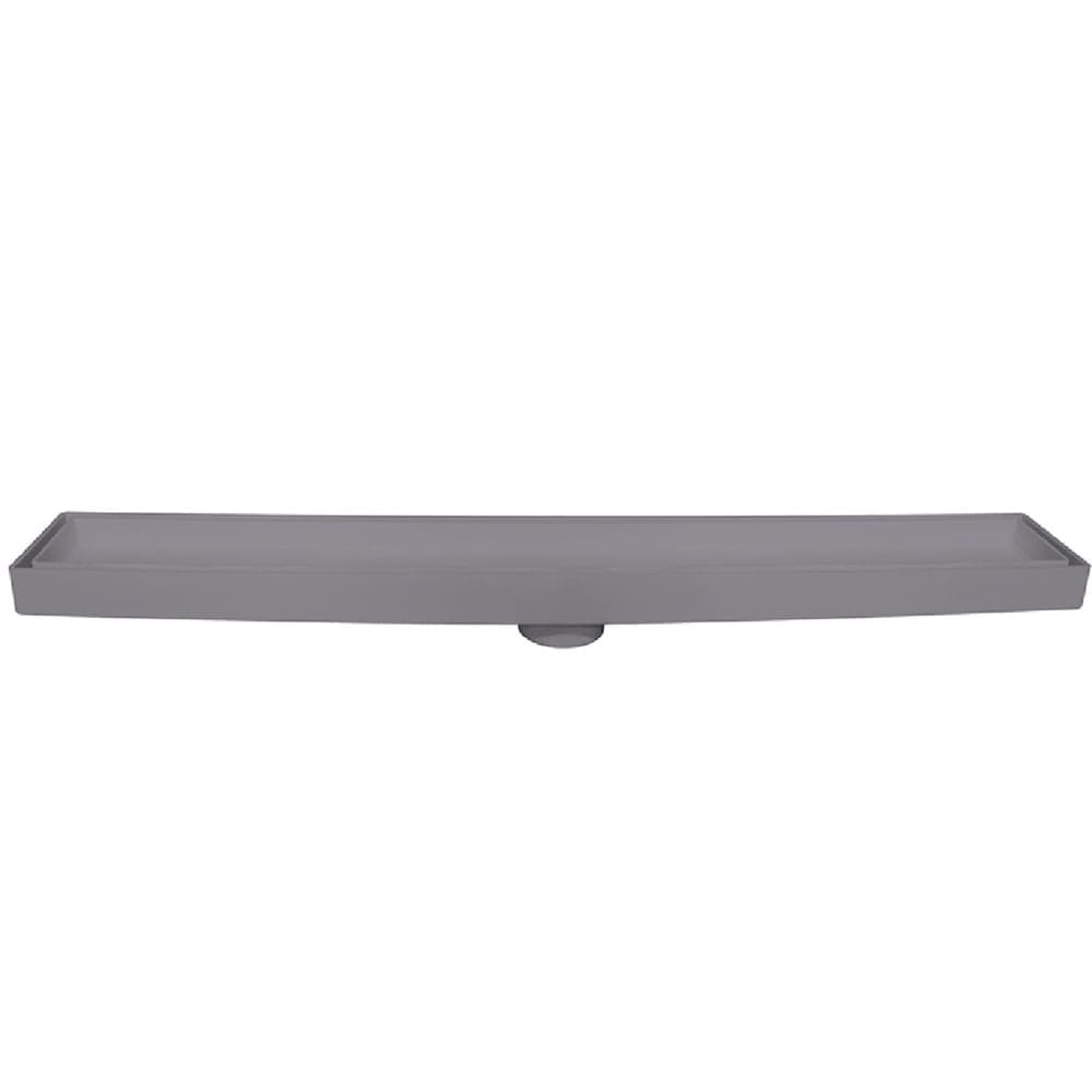 Ralo Invisível Linear com 5x70cm Cinza - 1713 - ESTRELA