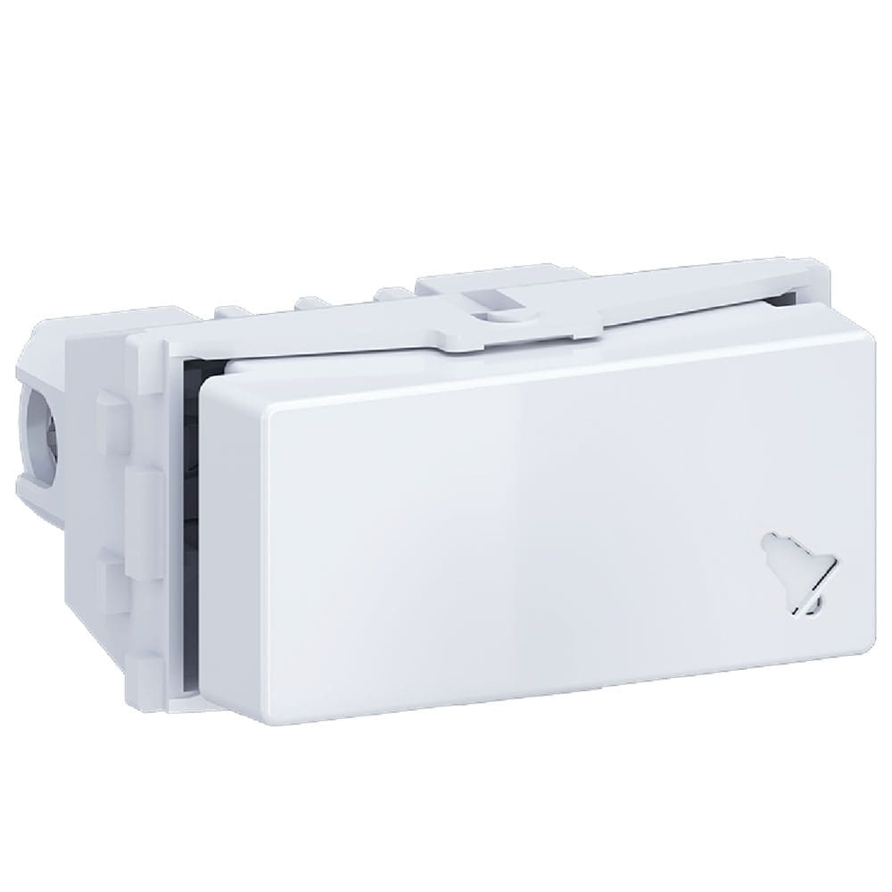 Pulsador para Campainha Universal com 10 Ampères 250 Volts Branco - E011100160 - WETZEL