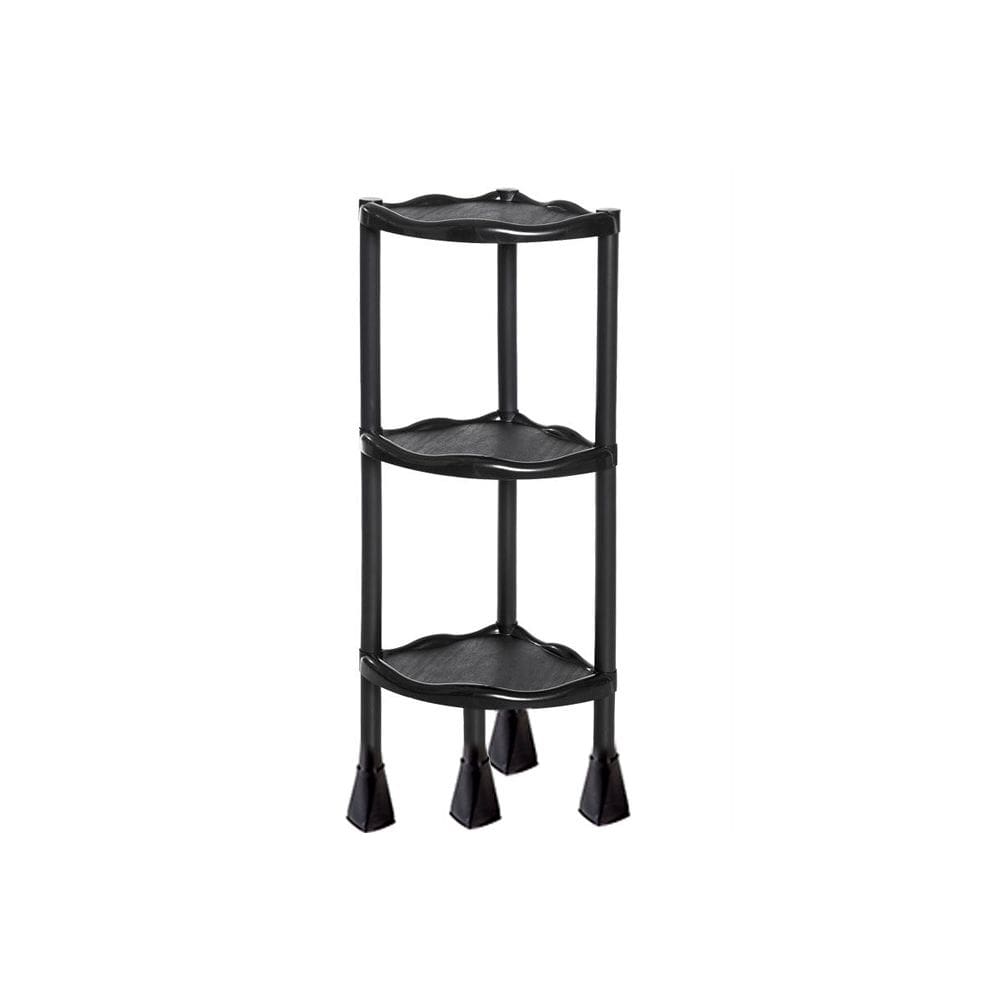 Prateleira Triangular Preto 3 Andares