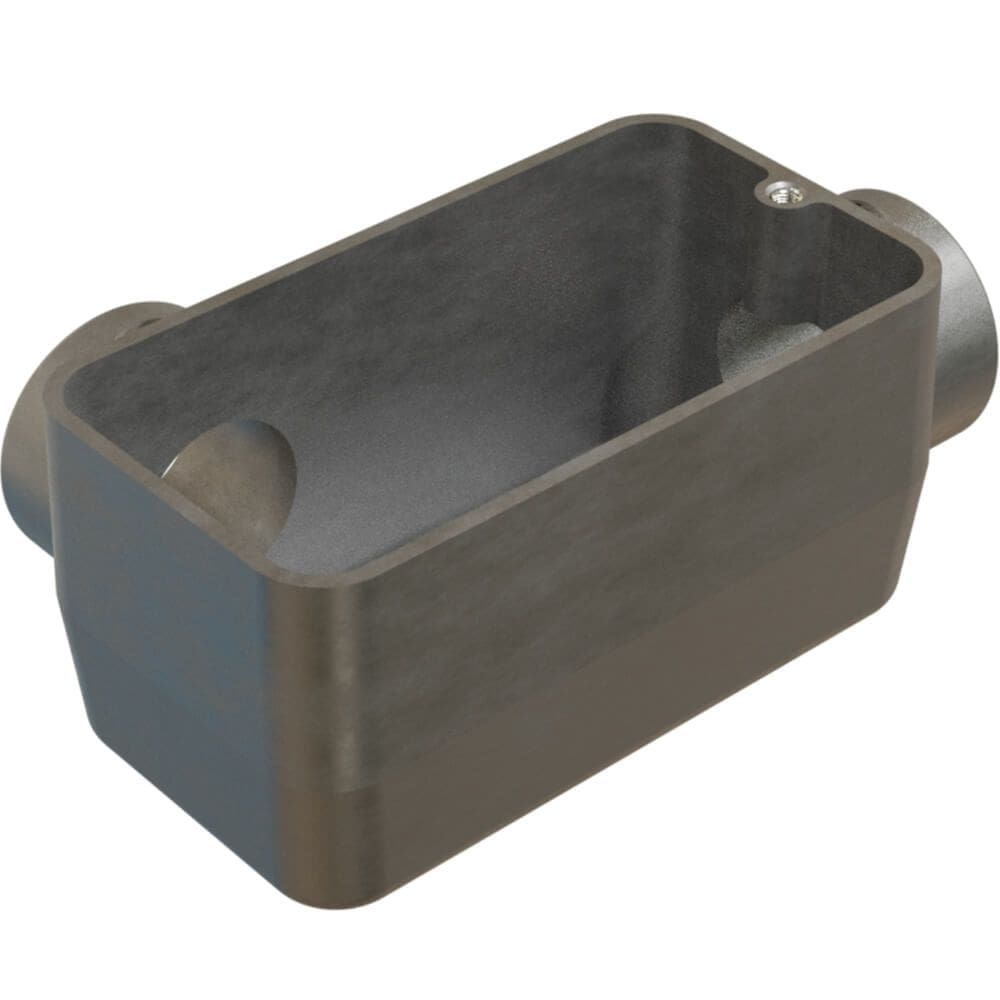 Caixa de Derivação Fixa Conduletzel sem Pintura Tipo LL de 3/4”” sem Tampa - E012050036 - WETZEL