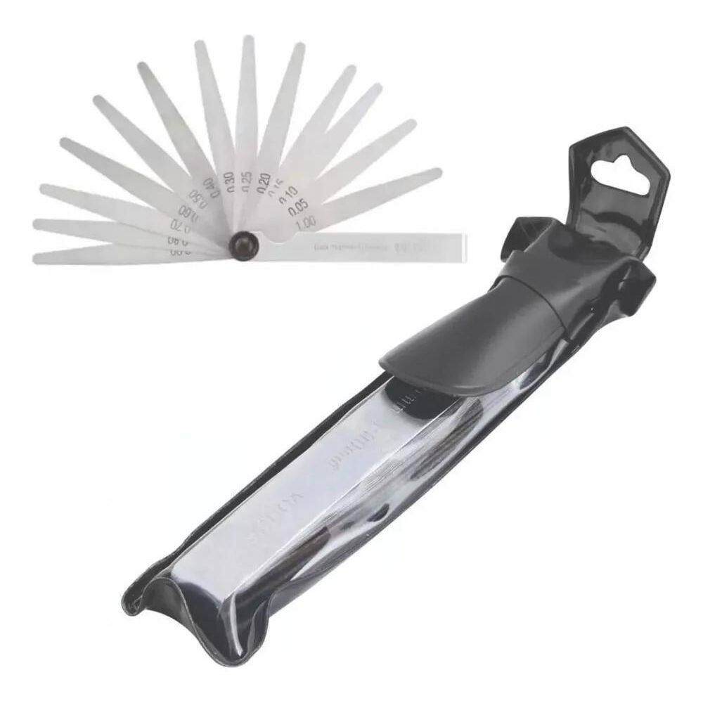 Calibre De Folga Mecânico 0,05Mm A1,00 Mm 13 Lâminas Vonder