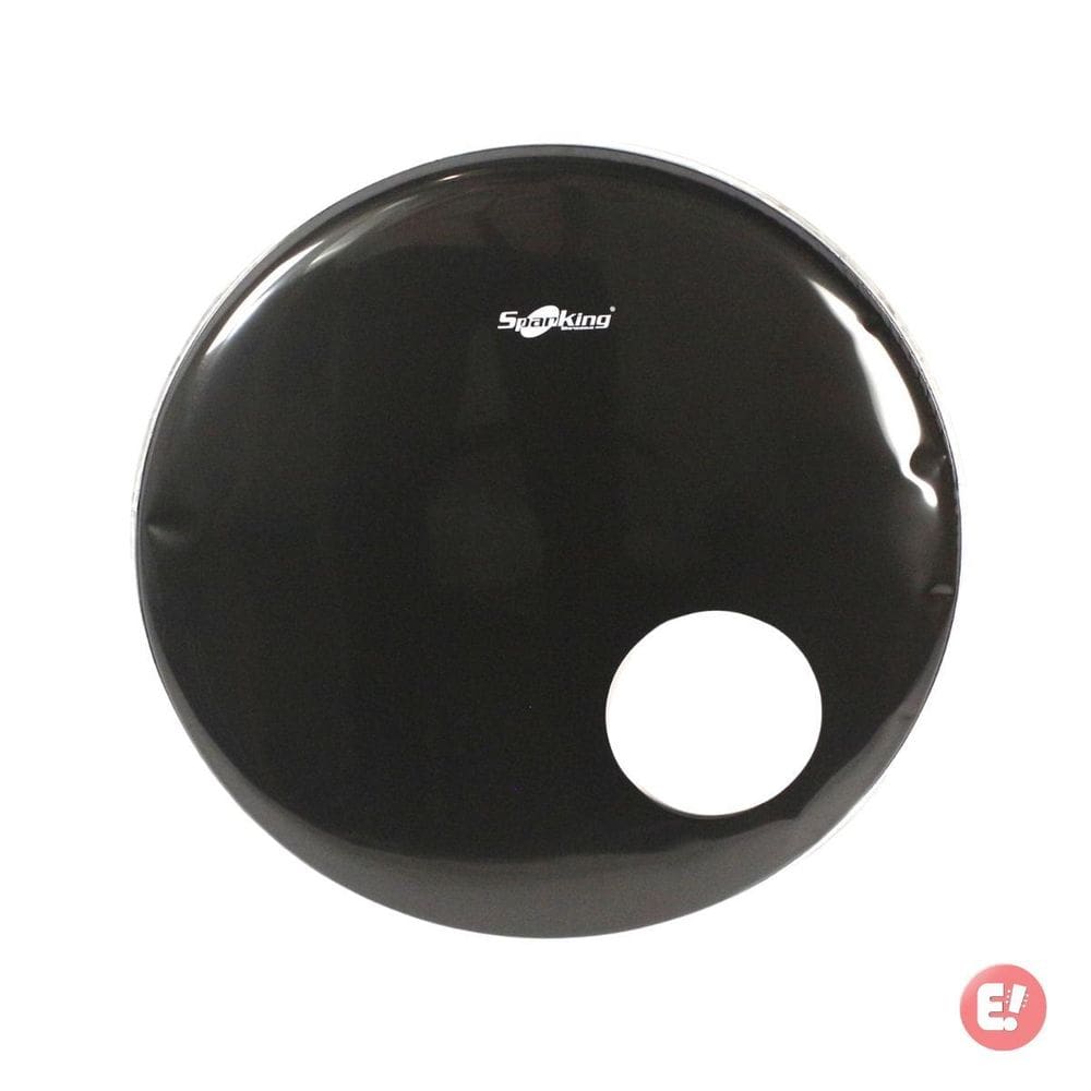 Pele 22 Resposta Bumbo Bateria Drum Muffler Preta Com Furo