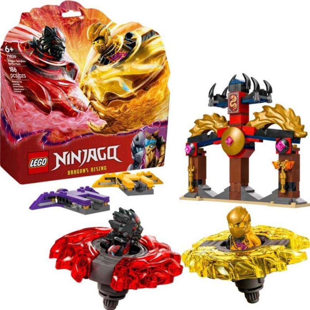 Ninjago Pacote De Batalha Dragão Spinjitzu Lego 71826