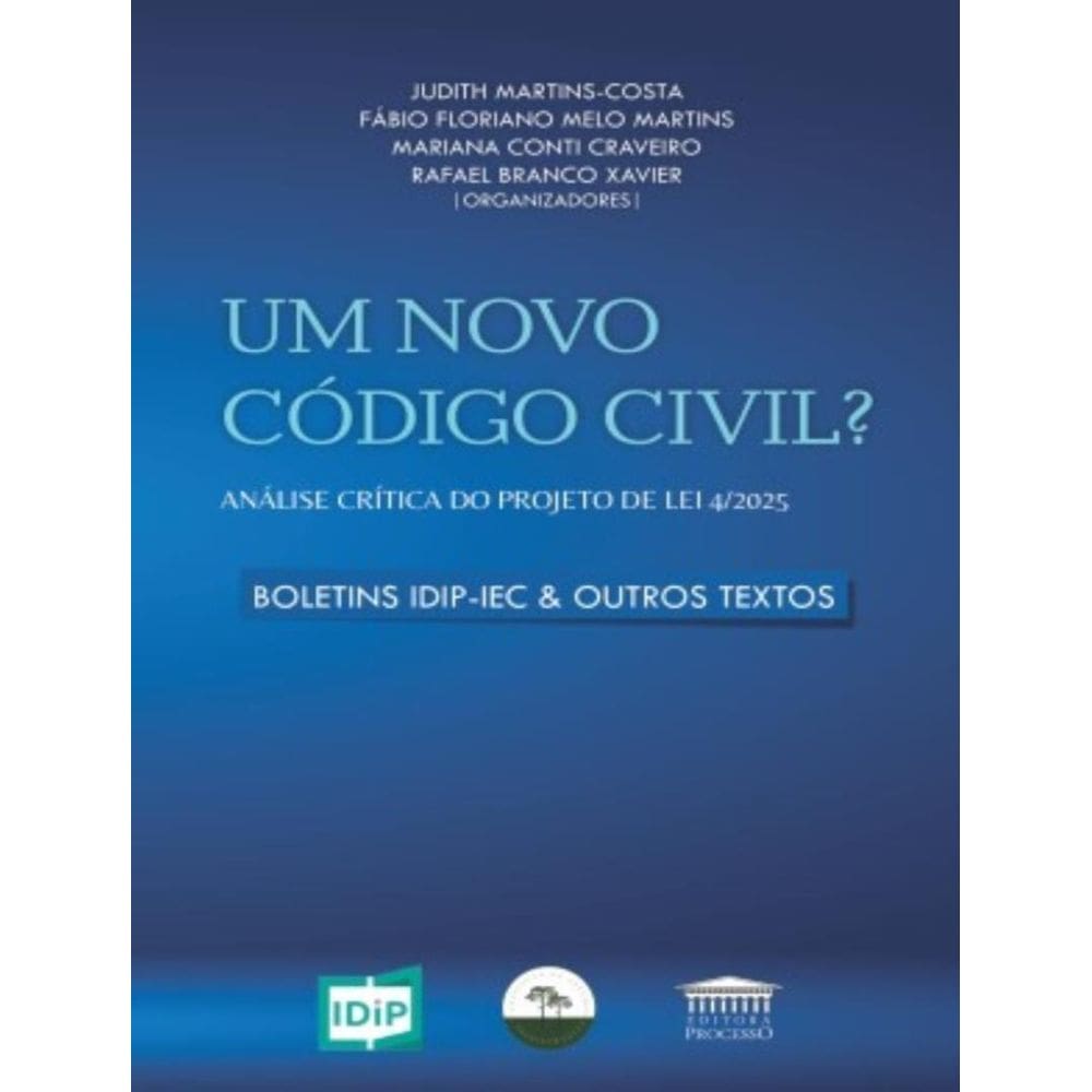 Um Novo Codigo Civil Analise Critica Do Projeto De Lei 42025
