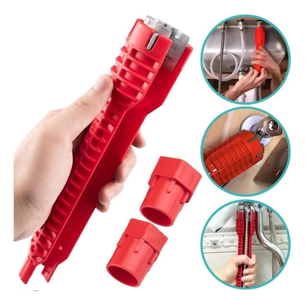 Chave De Cano Grifo Hidráulica Universal Torneira Pia Sifão