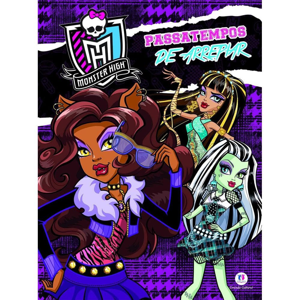 Livro Monster High Passatempos De Arrepiar