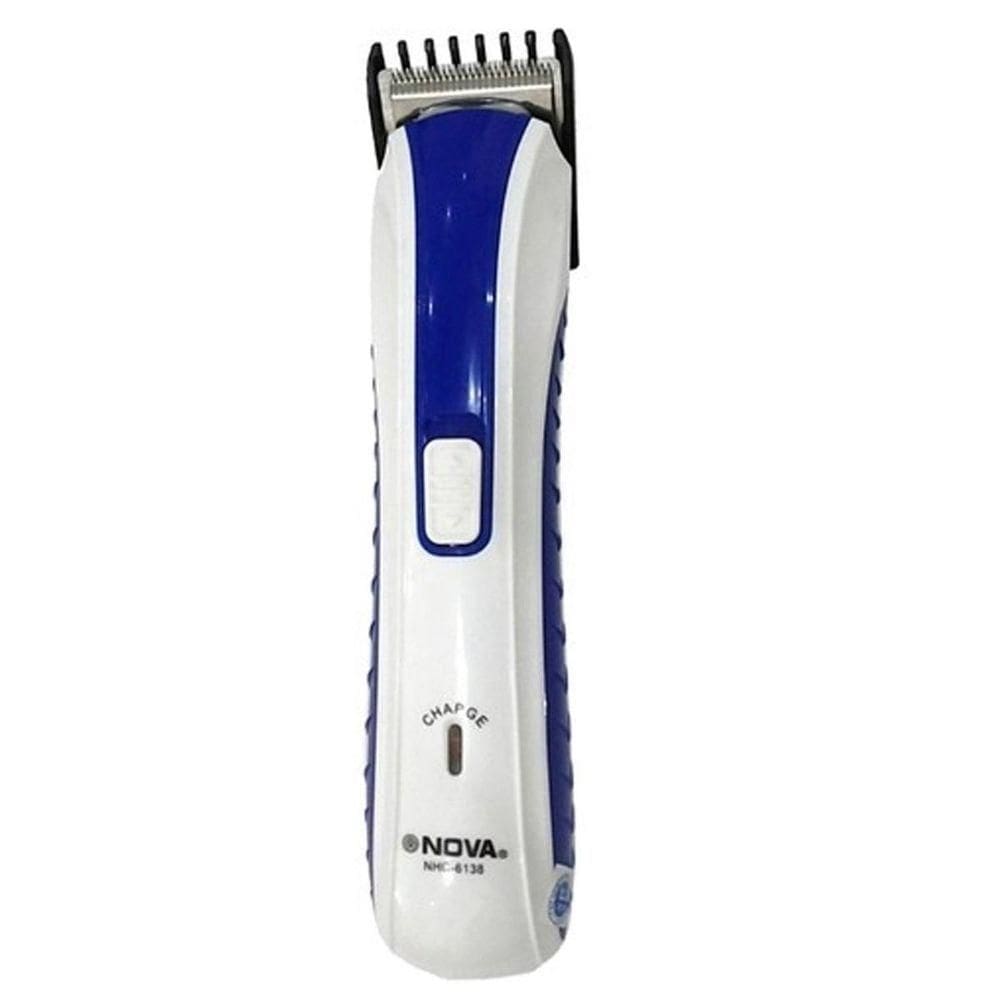Máquininha Corta Barba Cabelo Pelos Pézinho Nova Nhc-3915 - Azul