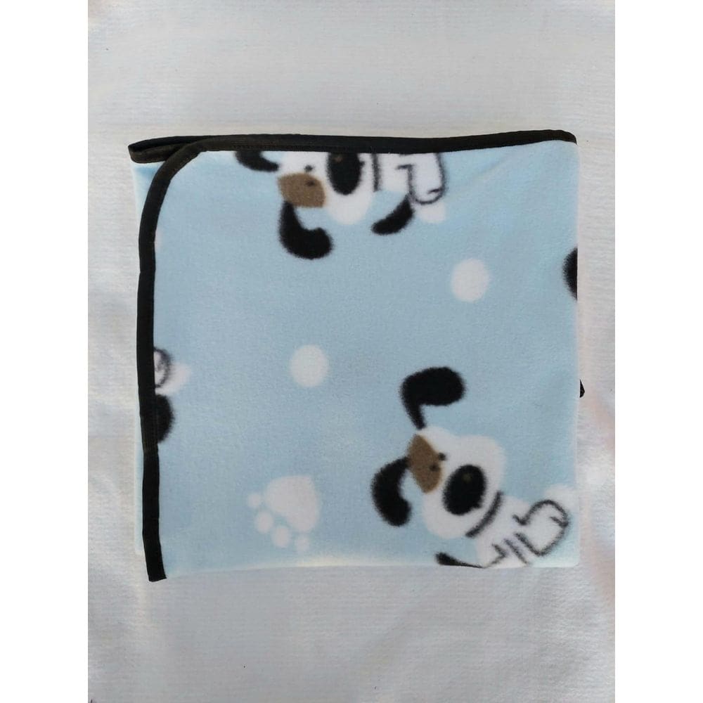 Mantinha Verde Água Para Pets, Acabamento Em Viés 80X120 Cm