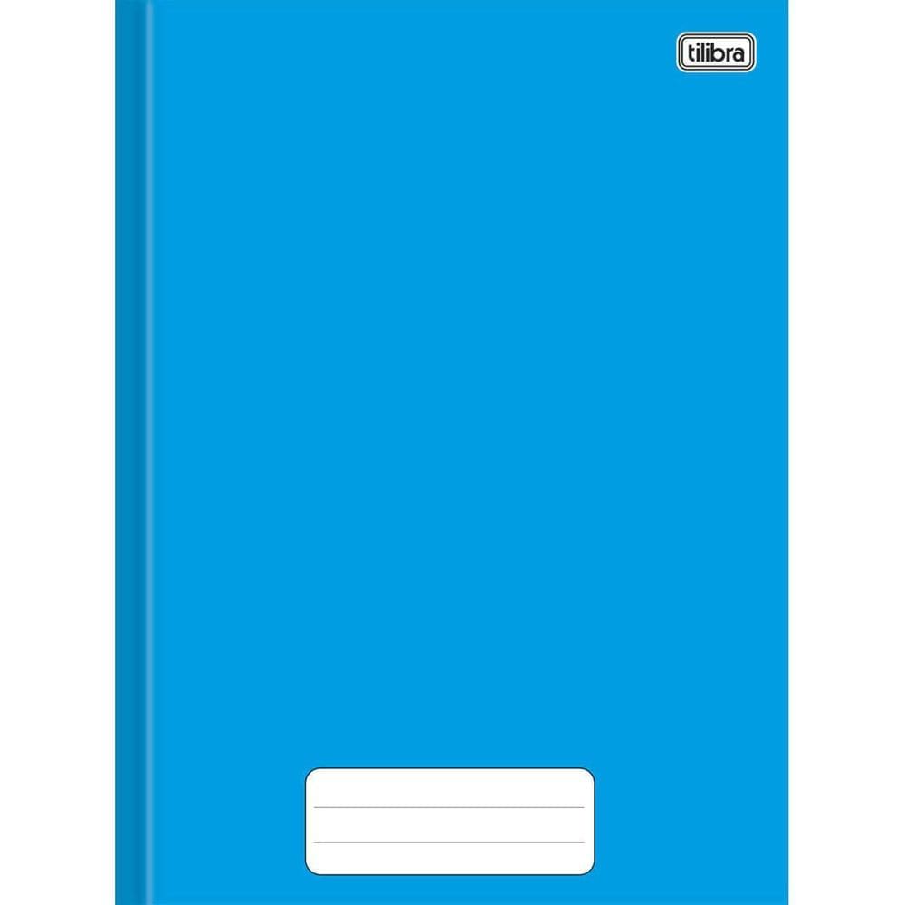 Caderno Brochura Pequeno Pepper Azul 80 Folhas Tilibra