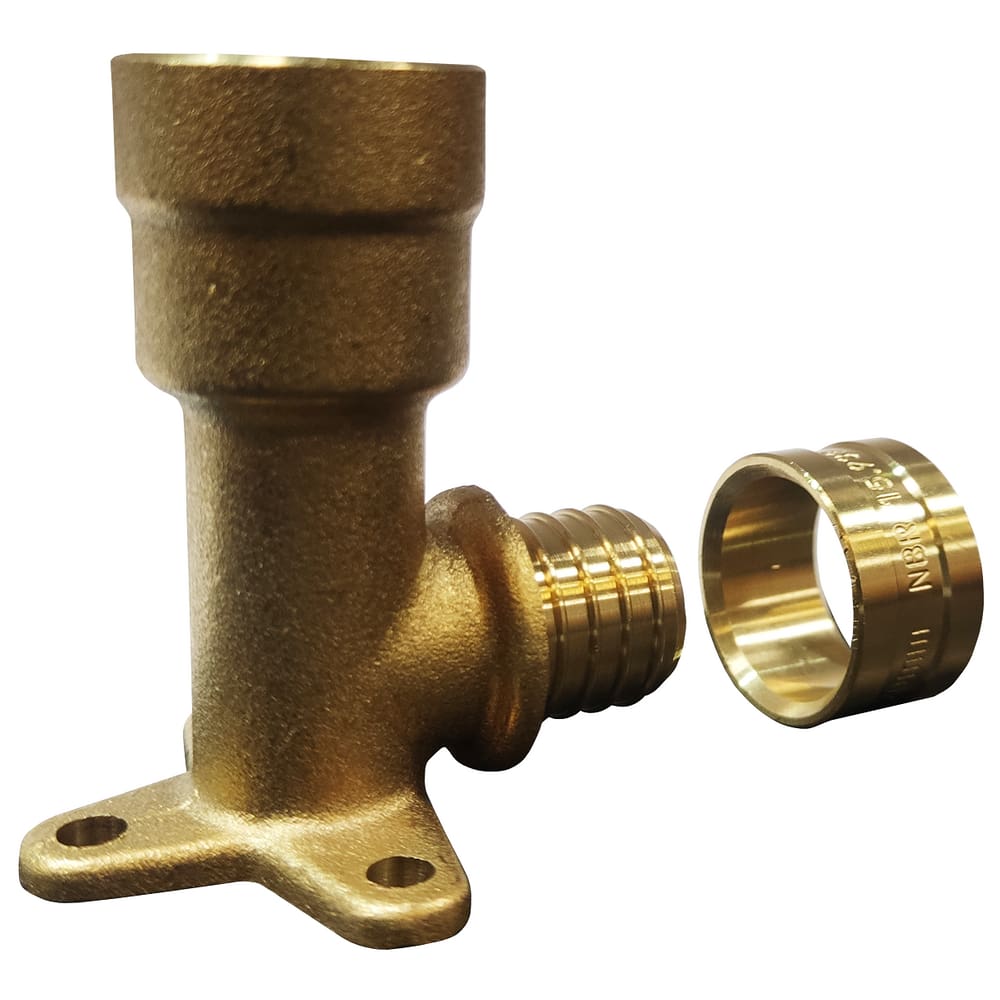 Cotovelo Base Fixa Longo Pex Água 20X1/2” Kit c/ 4-Emmeti