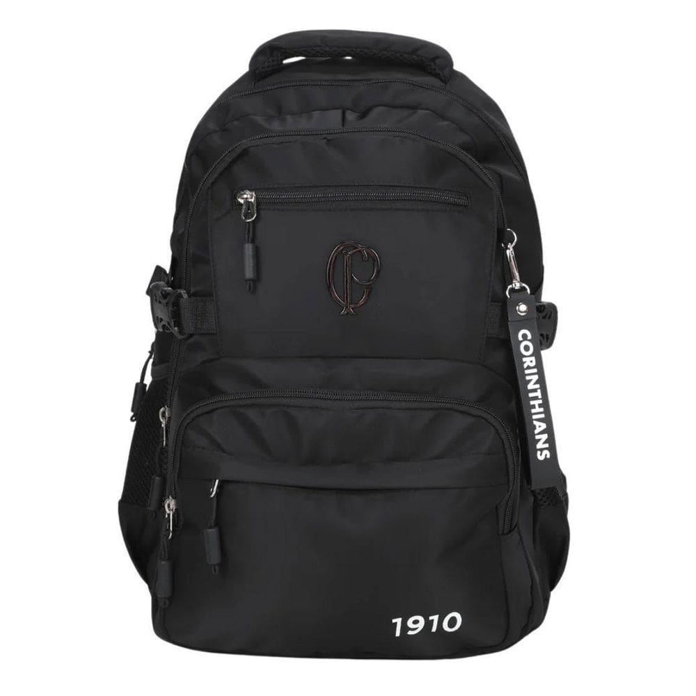 Mochila Corinthians 1910 Licenciada Preta Esportiva