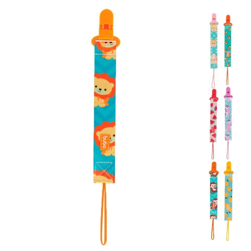 Prendedor Chupeta Infantil Estampado Bico Bebê Clipe Trava