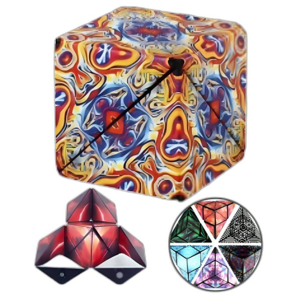 Cubo Infinito Qiyi Estrutura Mágica Galaxy