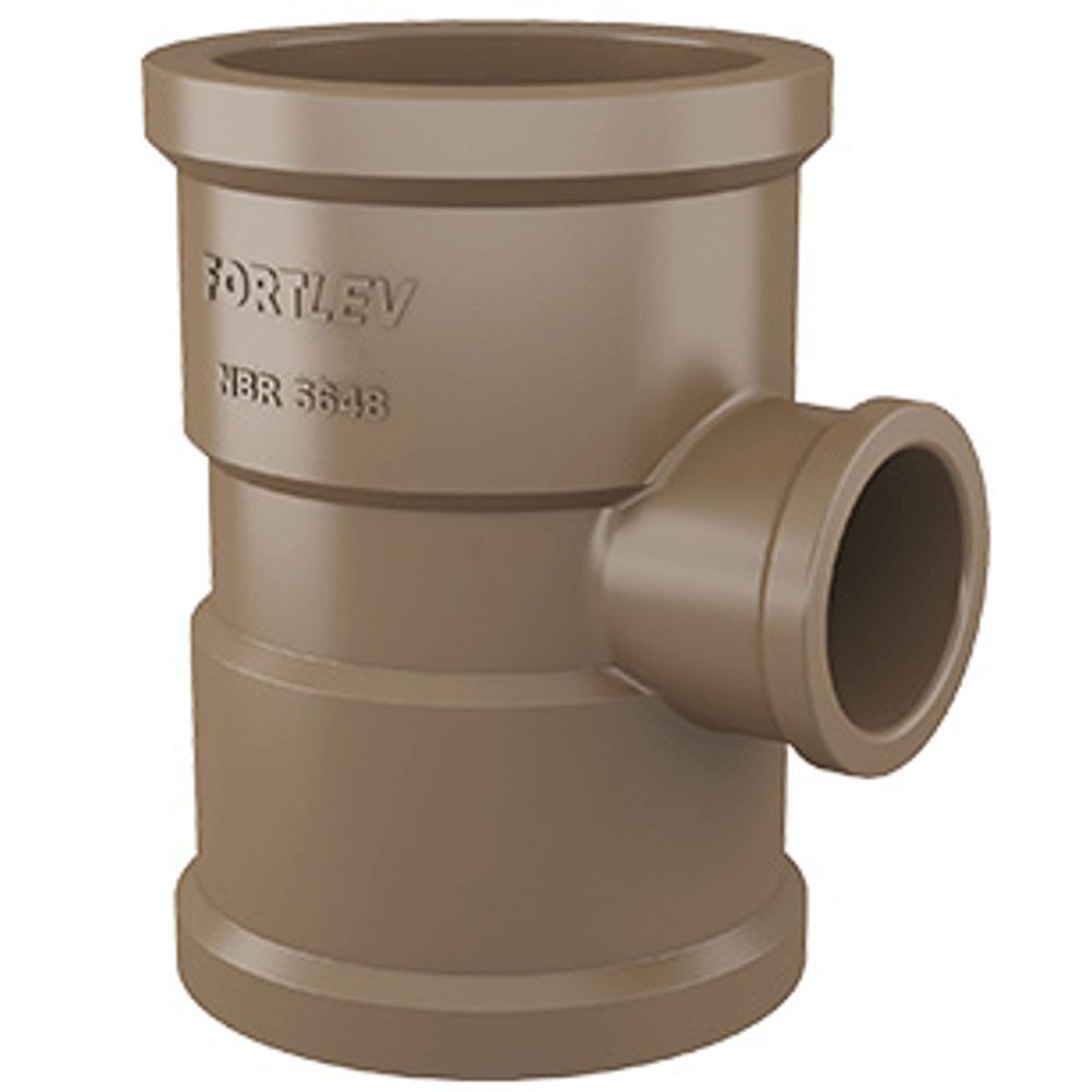 Tê Redução Soldavel 50x25mm - 10265029 - Fortlev