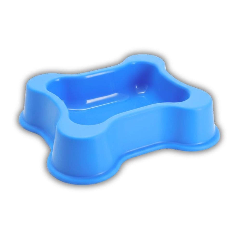Comedouro Pet Linha Osso (300ml) Cor Azul FAMAPET