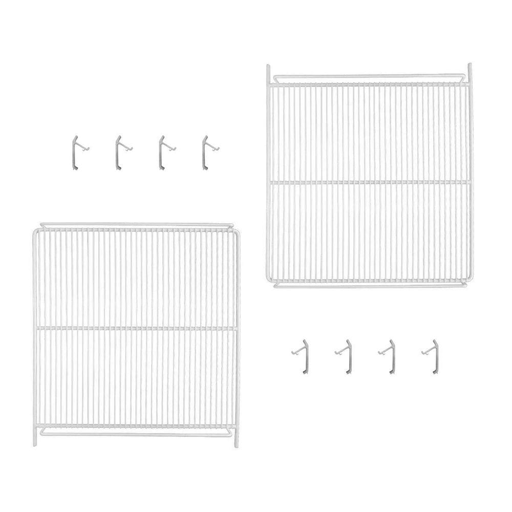 2 Prateleiras Branca Vn50 Vb52 Vf50 + 8 Ganchos Metalfrio