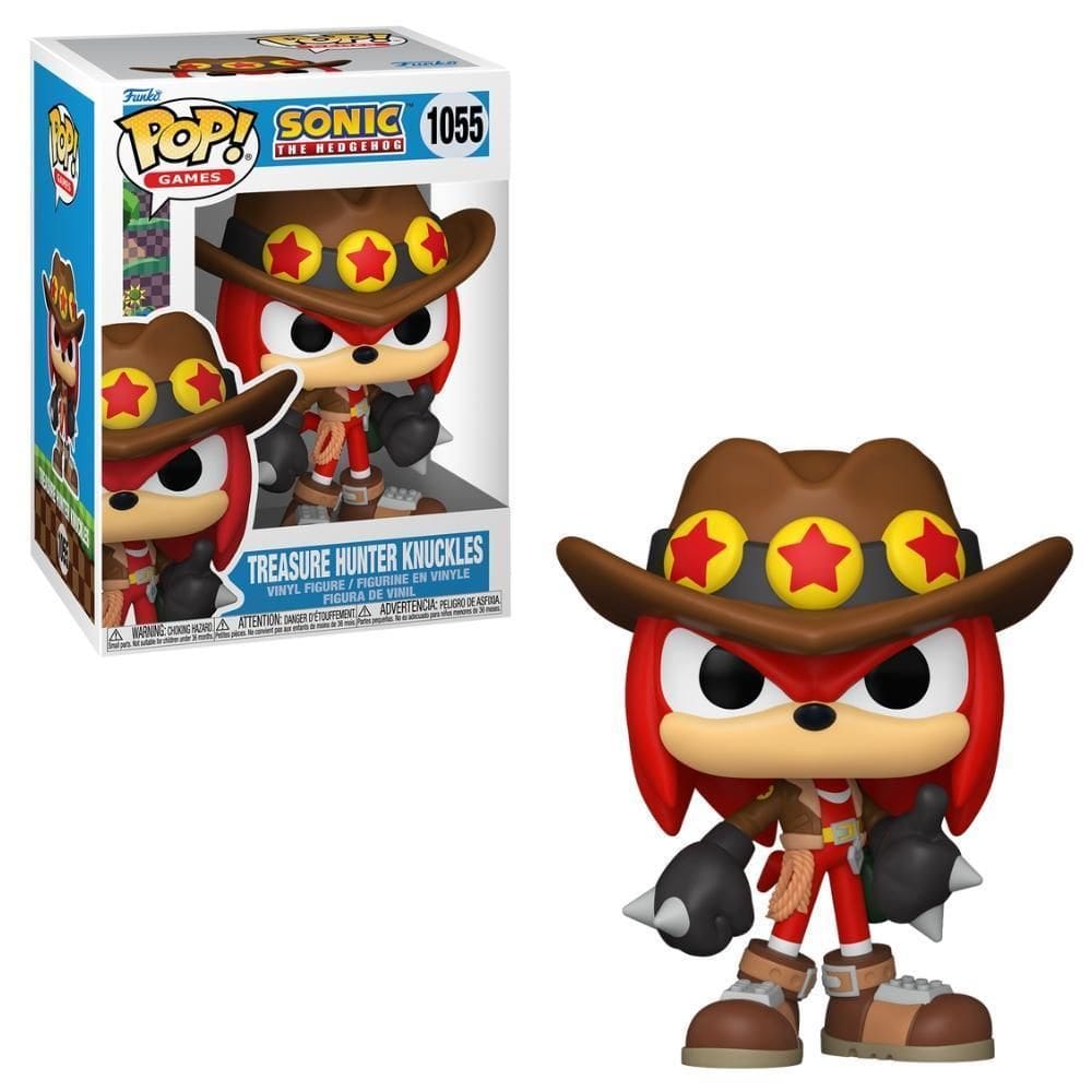 Boneco Funko Pop Sonic - Caçador De Tesouros Knuckles