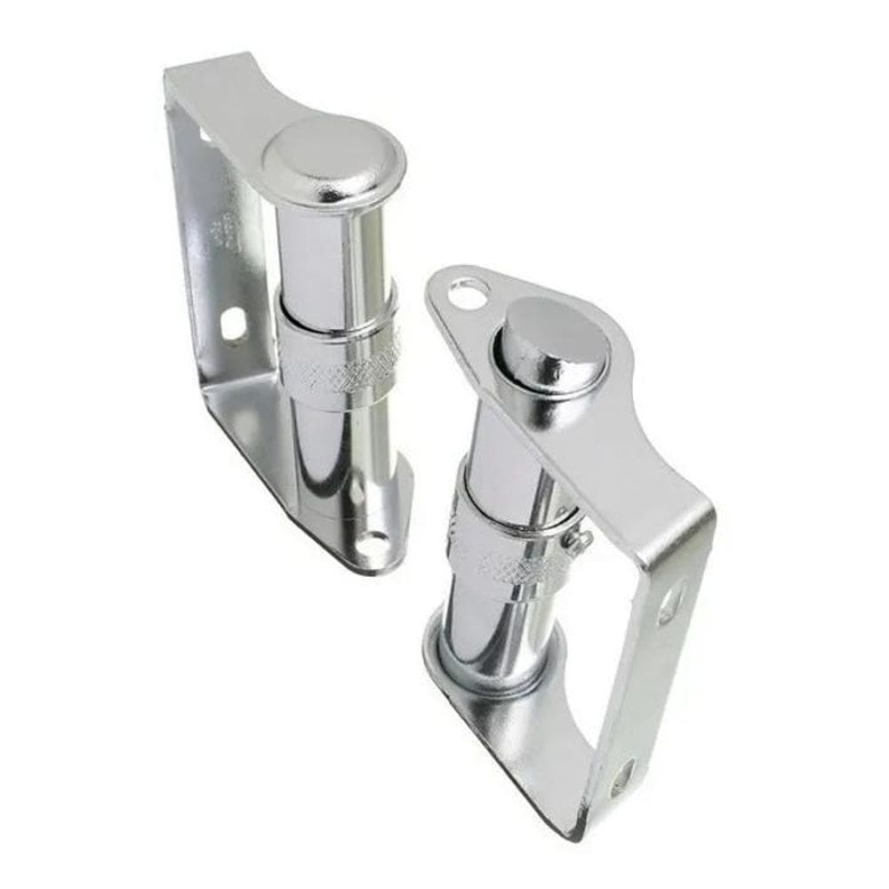 2X Puxador Vitro Cromado 80Mm Punho Centro Para Janela